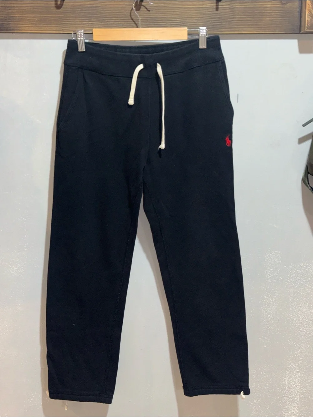 Polo by Ralph Lauren Men’s Small Black Sweat pants with Drawstring